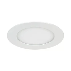 Spot encastrable Octave LED intégrée blanc neutre IP20 380lm 4,5W Ø12xH.2,4cm blanc GoodHome