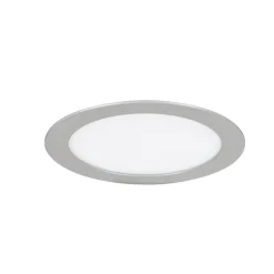 Spot encastrable Octave LED intégrée blanc neutre IP20 850lm 10W Ø17xH.2,4cm argent GoodHome
