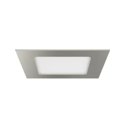 Spot encastrable Octave LED intégrée blanc neutre IP20 380lm 4,5W Ø12xH.2,1cm argent GoodHome