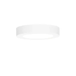 Spot encastrable ou apparent blanc 14 cm LED incluse à intensité variable en 3 étapes avec interrupteur DIP - Trans
