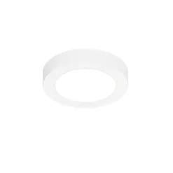 Spot encastrable ou apparent blanc 14 cm LED incluse à intensité variable en 3 étapes avec interrupteur DIP - Trans