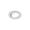 Spot encastrable Quimby LED intégrée blanc neutre IP20 dimmable 350lm 5.5W Ø8.5xH.5.2cm blanc GoodHome