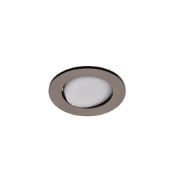 Spot encastrable Quimby LED intégrée blanc chaud IP20 dimmable 350lm 5.5W Ø8.5xH.5.2cm chrome GoodHome