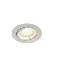 Spot encastrable Salk GU10 blanc neutre IP20 450lm 4.9W Ø8.5xH.9.4cm blanc GoodHome