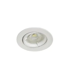 Spot encastrable Salk GU10 blanc neutre IP20 450lm 4.9W Ø8.5xH.9.4cm blanc GoodHome