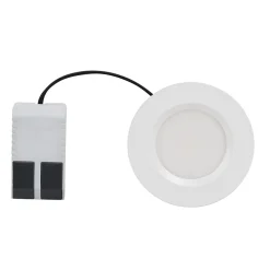 Spot encastrable Thorold LED intégrée variation de blancs IP20 450lm 7W Ø8.5xH.4,5cm blanc GoodHome
