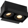 Spot encastrable TRIMLESS en aluminium avec 2xGU10 - Noir - Lucide