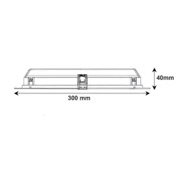 Spot Encastrable 35W Diamètre 30cm CCT - 3000K/4200K/6400K - SILAMP