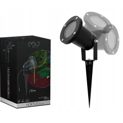 Spot Extérieur avec Piquet GU10 HORTUS Noir, Étanche IP65, Lampe de Jardin à Piquer, Spot de Jardin à Encastrer