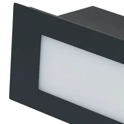 Spot extérieur encastrable LED intégrée 200lm 4.6W IP54 GoodHome Nehiart