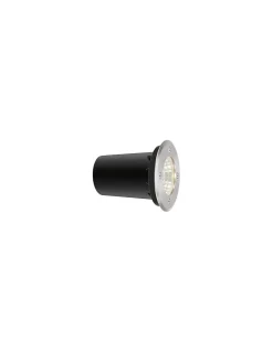 Spot extérieur LED fixe 9W, IP44, noir et acier - Markslöjd - Garden 24