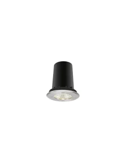 Spot extérieur LED fixe 9W, IP44, noir et acier - Markslöjd - Garden 24