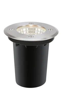 Spot extérieur LED fixe 9W, IP44, noir et acier - Markslöjd - Garden 24