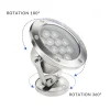 Spot Extérieur Orientable 12W IP68 DC24V - Blanc Neutre 4000K - 5500K - SILAMP