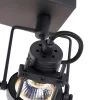 Spot industriel noir 3 lumières - Suplux