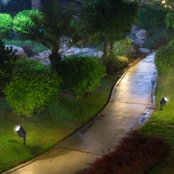 Spot jardin orientable GU10 35W IP65 Noir