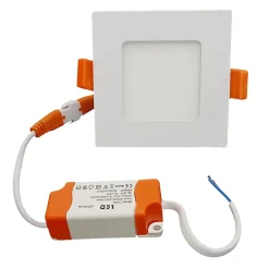 Spot Led Carré Encastrable Extra Plat 5w Blanc Froid 6000k encastrement 70 x 70