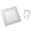 Spot Led Carré Encastrable Extra Plat 12w Blanc Froid 6000k encastrement 155 x 155