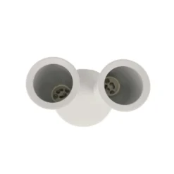 Spot LED en Saillie Double Orientable BLANC pour Ampoule GU10 - SILAMP