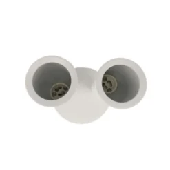 Spot LED en Saillie Double Orientable BLANC pour Ampoule GU10 - SILUMEN - Blanc