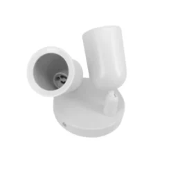 Spot LED en Saillie Double Orientable BLANC pour Ampoule GU10 - SILUMEN - Blanc