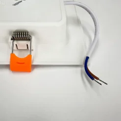 Spot LED Encastré 18W 1660 lm IP20 3CCT 3000K/4000K/6500K carré blanc downlight LED encastrable ALEXIS-SQ HOROZ