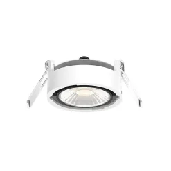 Spot LED Encastrable - CCT 6W - Inclinable 20 - Dimmable - IP65 - Blanc