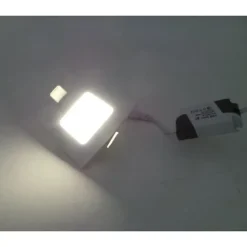 Spot LED Encastrable Carré 3W 120 degrés - Blanc Froid 6000K - 8000K - SILAMP