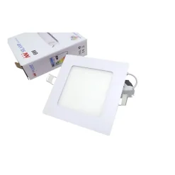 Spot LED Encastrable Carré BLANC 6W CCT - 3000K/4000K/6500K - SILAMP