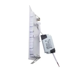 Spot LED Encastrable Carré BLANC 6W CCT - 3000K/4000K/6500K - SILAMP