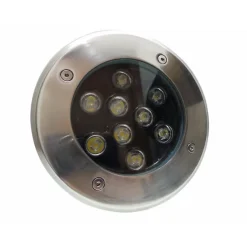 Spot LED Encastrable Extérieur IP65 220V Sol 9W 60 degrés - Blanc Neutre 4000K - 5500K - SILAMP
