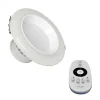 Spot LED Encastrable Lumière Variable 20W avec Télécommande - SILUMEN - Blanc - LED - Compatible variateur