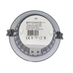 Spot LED Encastrable Lumière Variable 20W avec Télécommande - 3000K/4000K/6500K - SILAMP