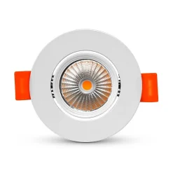Spot LED Encastrable 68mm - 5W - 4000K - Orientable - Blanc