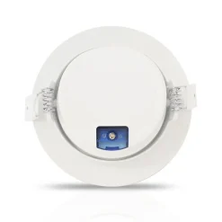 Spot LED encastrable 120mm - Blanc - 10W - 3000K - Orientable