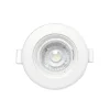 Spot LED Encastrable Orientable Rond Blanc 8W - Blanc Chaud 2300K - 3500K - SILAMP