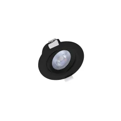 Spot LED Encastrable Orientable AC220/240V 5W 350lm 38 IP20 IK08 90mm - Blanc Naturel 4000K perçage 68mm