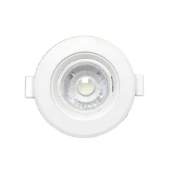 Spot LED Encastrable Orientable Rond Blanc 8W - Blanc Froid 6000K - 8000K - SILAMP