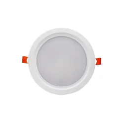 Spot LED Encastrable Plat Étanche 20W BLANC Transformateur Intégré (Pack de 20) - Blanc Froid 6000K - 8000K - SILAMP