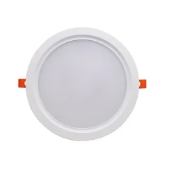 Spot LED Encastrable Plat Étanche 30W BLANC Transformateur Intégré (Pack de 10) - Blanc Chaud 2300K - 3500K - SILAMP