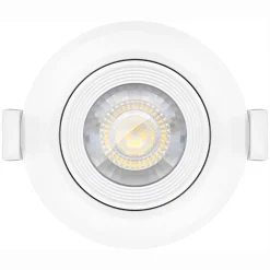 Spot LED encastrable rond blanc 5W IP20 4000K