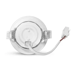 Spot LED Encastrable Rond - 5W Dimmable - 4000K - 90mm - Blanc