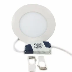 Spot LED Encastrable Rond BLANC 12W (Pack de 20) - Blanc Neutre 4000K - 5500K - SILAMP