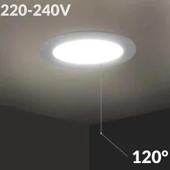 Spot LED Encastrable Rond BLANC 3W Transformateur Intégré - Blanc Neutre 4000K - 5500K - SILAMP