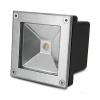 Spot LED Encastrable Sol Carré 5W 4000K IP67 Inox 316L