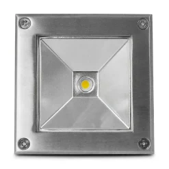 Spot LED Encastrable Sol Carré 5W 4000K IP67 Inox 316L