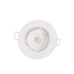 Spot LED Encastrable 5W IP65 72mm Blanc (Pack de 10) - SILUMEN - Blanc chaud - Extérieur