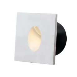 Spot LED Escalier Carré Blanc 3W 4000K 90lm Aluminium Optonica