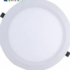Spot LED Extra Plat Rond 24W Blanc (Pack de 5) - Blanc Chaud 2300K - 3500K - SILAMP