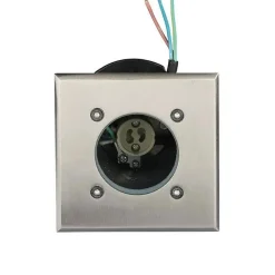 Spot LED Extérieur Encastrable Carré IP65 pour Ampoule GU10 - SILAMP